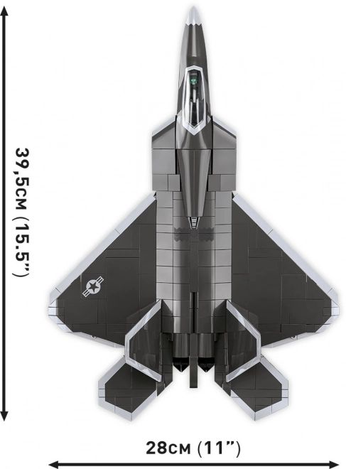 Klockový model Lockheed F-22 Raptor