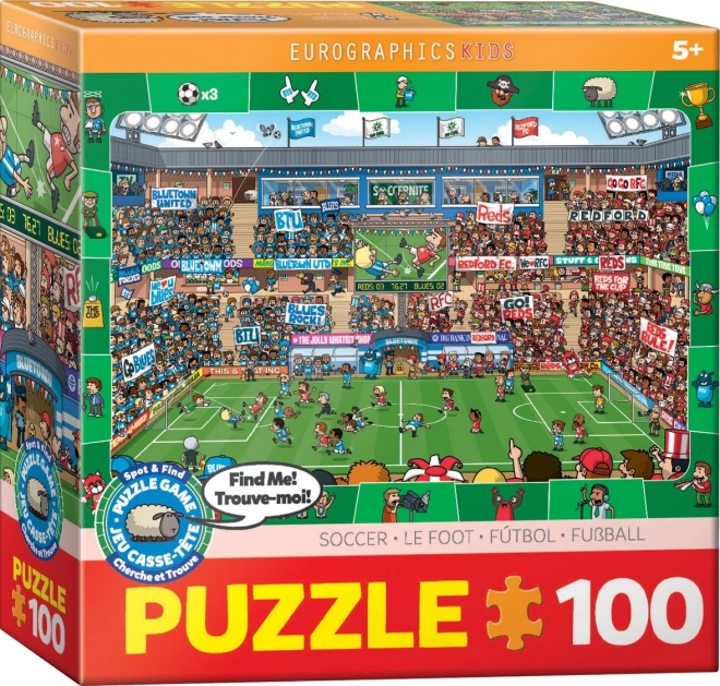 Eurographics Spot & Find puzzle Futbal 100 dielikov