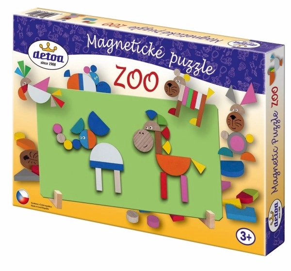 Magnetické puzzle zoo