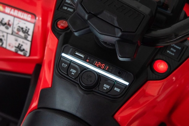 Elektrická detská štvorkolka Can-Am Outlander červená