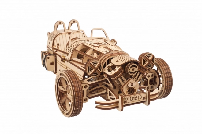 Ugears 3D drevené mechanické puzzle Trikolka