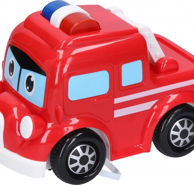 Hasičské auto s efektmi 15 cm