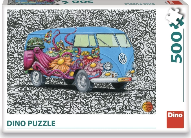 Hippies VW puzzle 500 dielikov