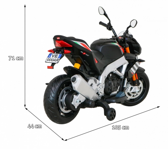 Aprilia tuono v4 detský elektrický motocykel