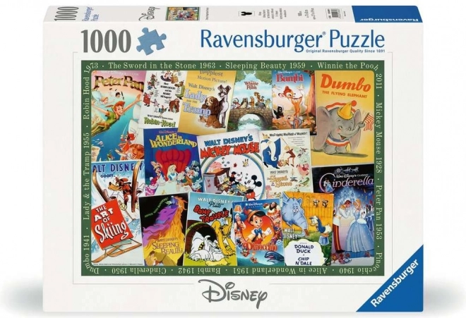Puzzle Disney: Vintage plakáty