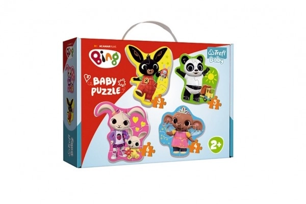 Puzzle baby Bing Bunny a kamaráti v krabici 27,5x19x6cm 24m+