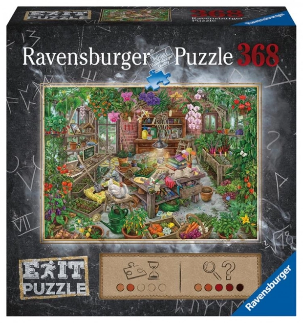 Ravensburger Úniková hra Puzzle Skleník