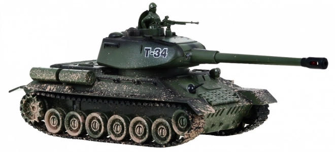 Zábavný RC tank T-34 Kamufláž pre deti 3+