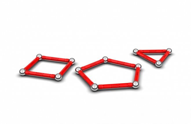 Magnetická stavebnica Geomag Geometria 24 dielov