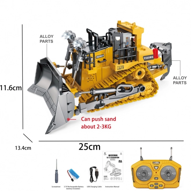 RC Buldozér 1:24