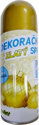 Dekoračný sprej zlatý 250 ml