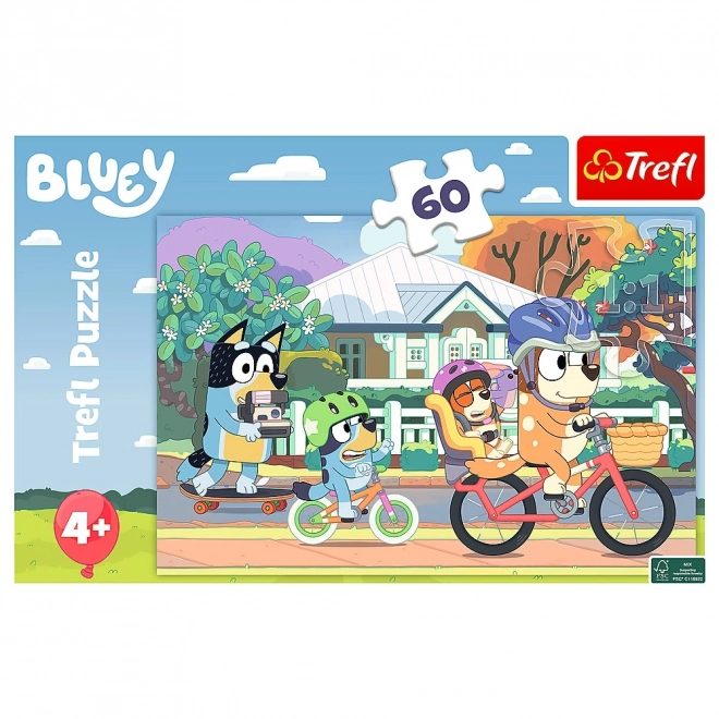 Puzzle 60 dielikov Vesele Bluey