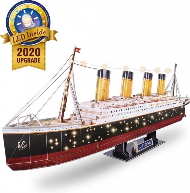 3D puzzle Titanic s LED osvetlením