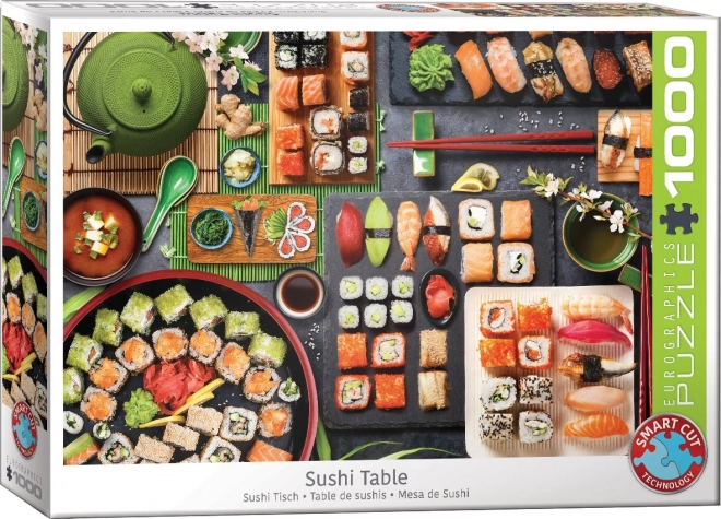 Eurographics Puzzle Sushi Stôl 1000 Dielikov