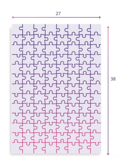Clementoni Puzzle Stitch SuperColor 104 Dielikov