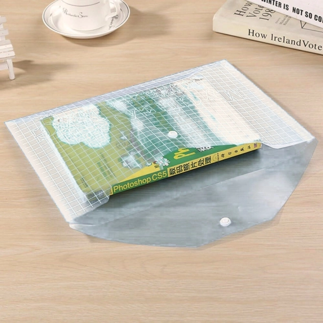 Transparentný folder na dokumenty s uzatváraním A4, 20 kusov