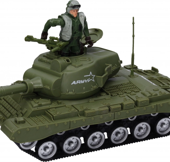 Tank s vojakom 26 cm