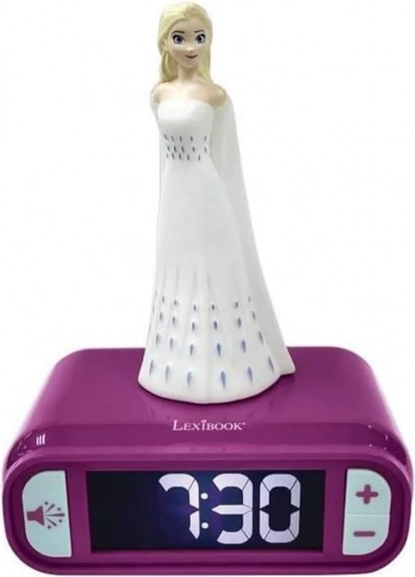 Ozdobný budík s LED nočným svetlom