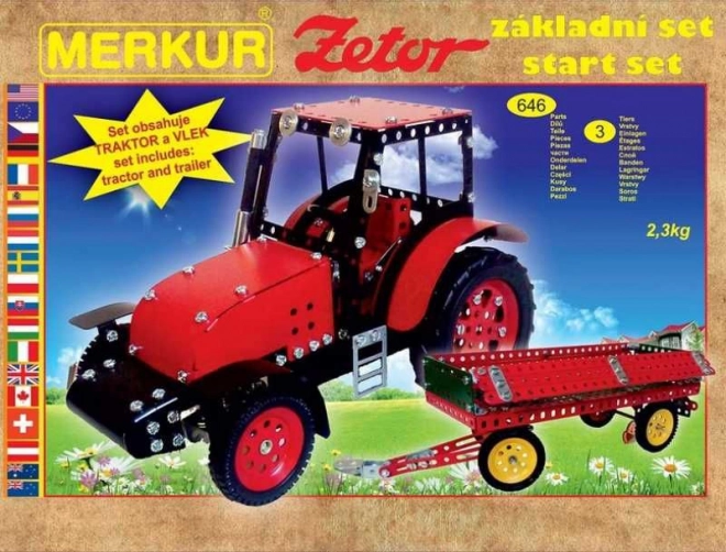 Stavebnica Merkur Zetor základný set