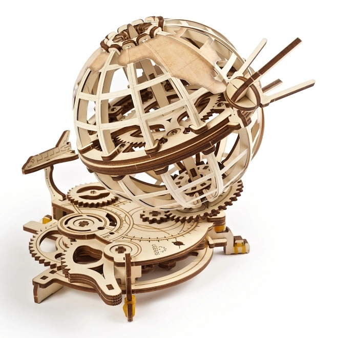 Ugears 3D drevené mechanické puzzle Glóbus