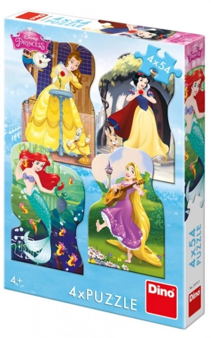 Puzzle Disney Princezné 4x54 dielikov