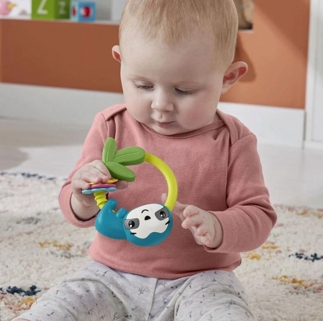 Grizátko a hrkálka lenochod Fisher-Price