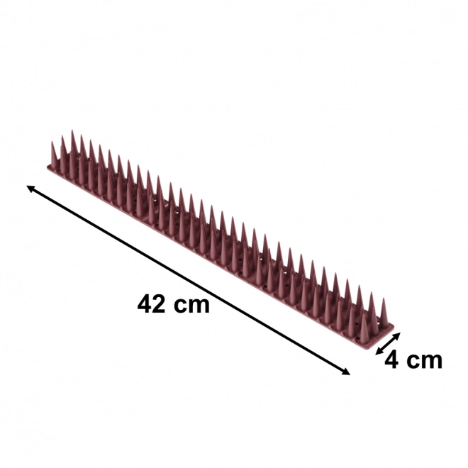 Odrážače hroty na holuby hnedé 8 ks 43 cm