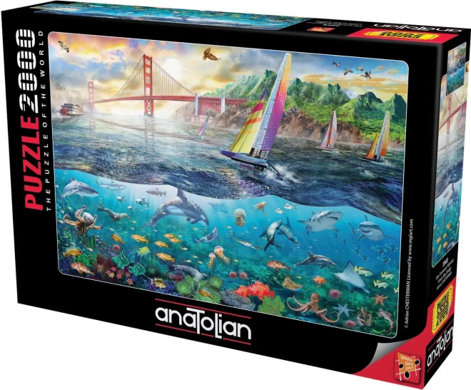 Puzzle Most v San Franciscu 2000 dielikov