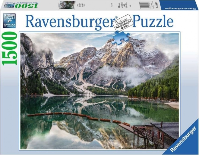 Puzzle Lago di Braies, Taliansko 1500 dielikov