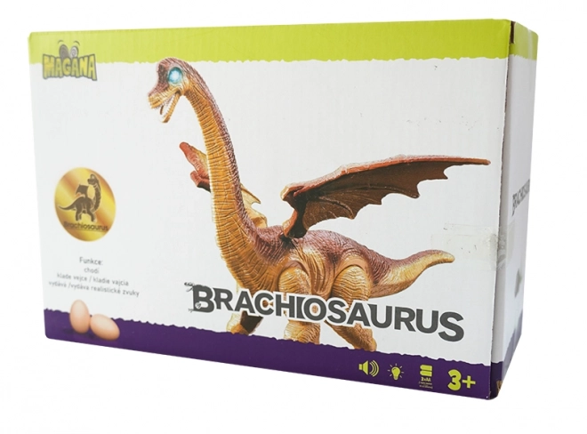 Brachiosaurus na batériu