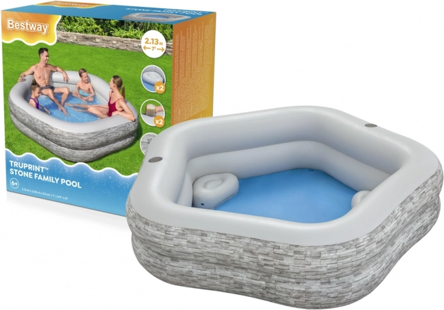 Detský nafukovací bazén do záhrady 213x206x53 cm Bestway