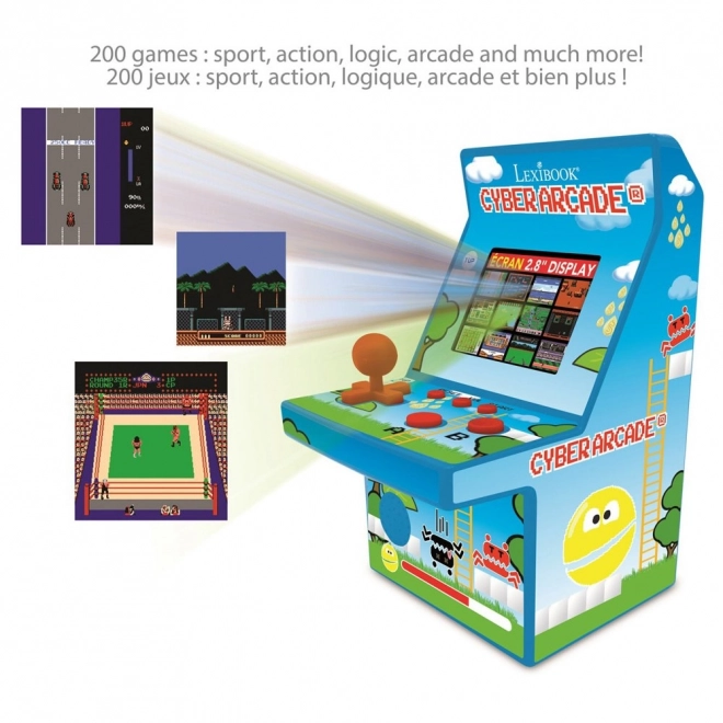 Herná konzola Cyber Arcade 2,8" - 200 hier