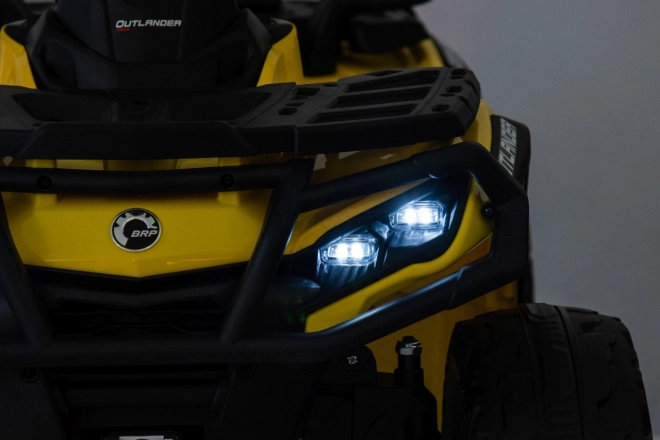 Detská štvorkolka Can Am Outlander ATV žltá