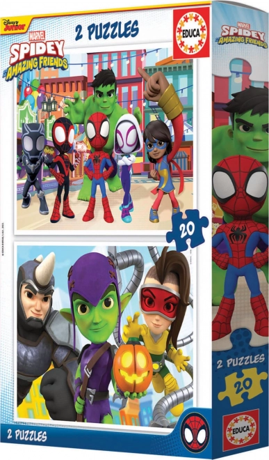 Puzzle Spidey a jeho úžasní priatelia