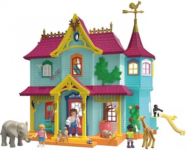 Veľký dom plný herných zón