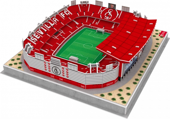 Svietiaci 3D Puzzle Stadion Ramón Sánchez-Pizjuán - FC Sevilla