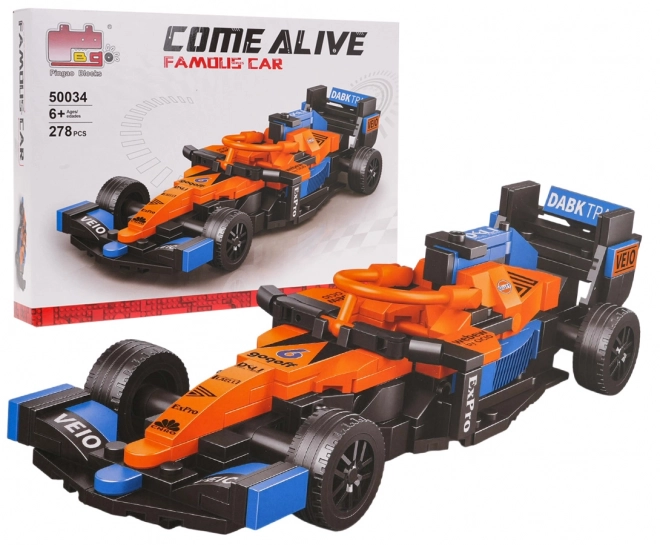 Stavebnica Formula 1 Oranžová