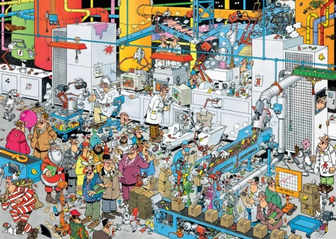 Jumbo puzzle Továreň na sladkosti 500 dielikov