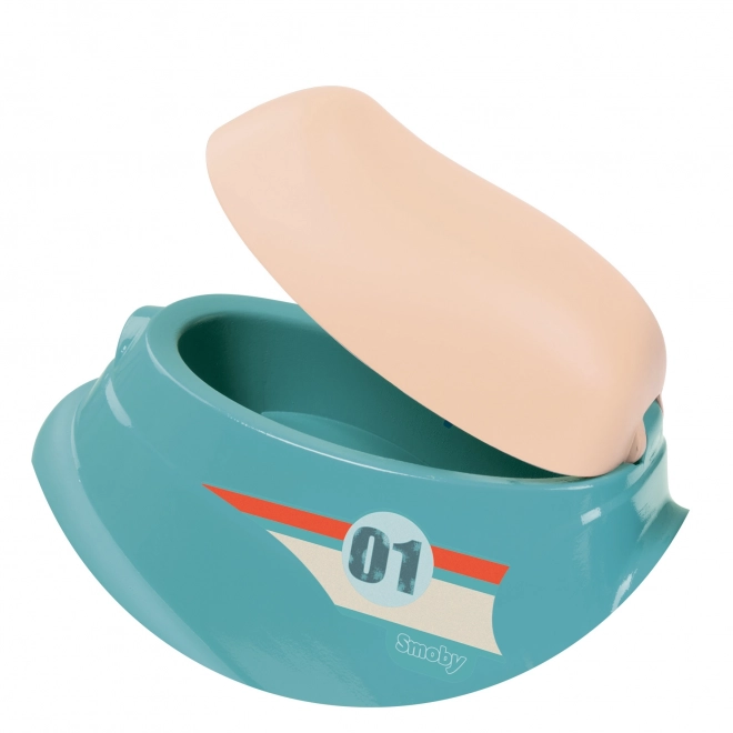 Smoby modrý retro odrážadlo skútér tiché kolesá