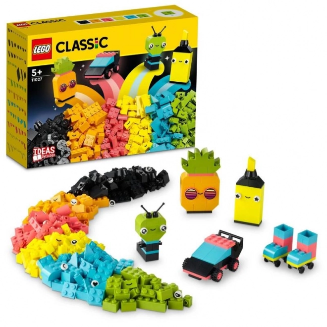 LEGO Classic 11027 Neónová tvorivá zábava