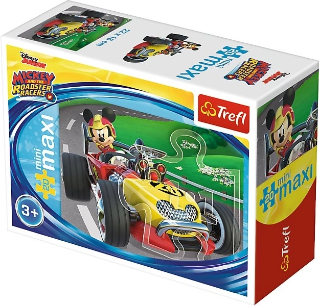 Puzzle Mickey Mouse: Závodník 20 dielikov