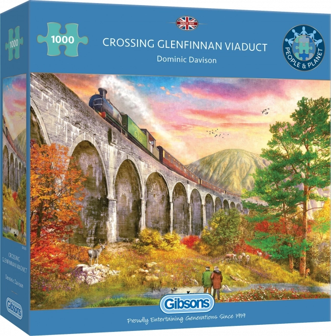 Puzzle Viadukt Glenfinnan 1000 dielikov