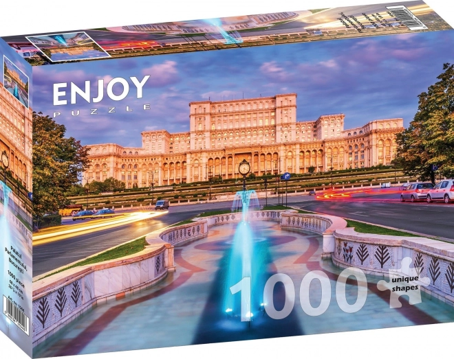 Puzzle Parlamentné námestie, Bukurešť, Rumunsko 1000 dielikov