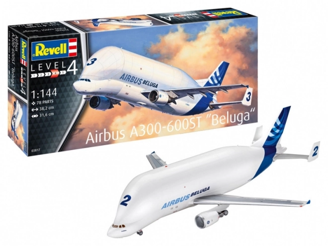 Plastikový model lietadla Airbus A300-600ST Beluga 1/144