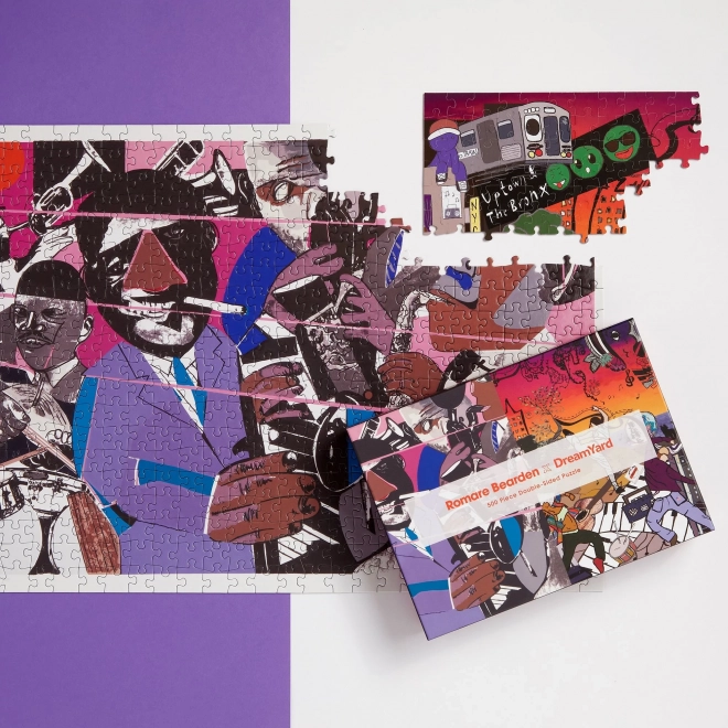 Obojstranné puzzle Romare Bearden x DreamYard