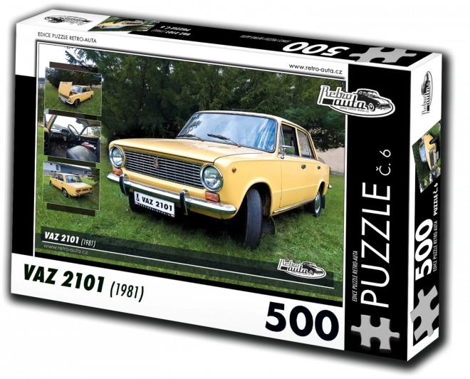 Retro puzzle Auta VAZ 2101 (1981) 500 dielikov