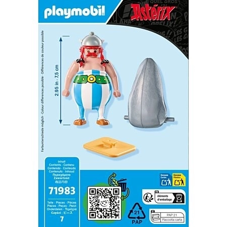 Figúrka Obelix s Menhirom