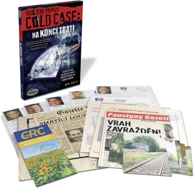 ThinkFun Odložené Prípady: Na Konci Trate Hra