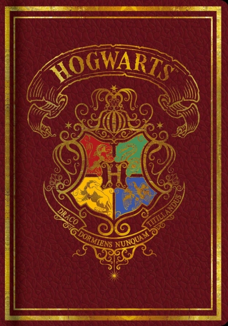 Blok A5 Harry Potter červený