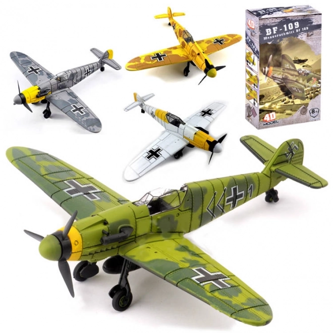 Plastikové lietadlo BF-109 na skladanie 1:48